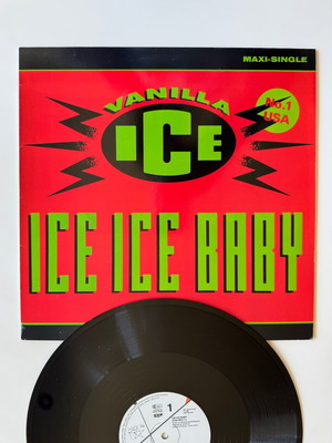 Vanilla Ice - Ice Ice Baby 12" Maxi Single 1990, като нов