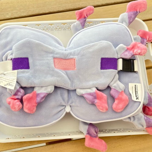 Minecraft Axolotl 2-in-1 Travel Set New (Plush Pillow & Sleep Mask)