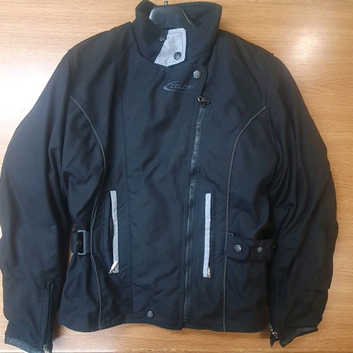 Colori motorcycle jacket black large size like new