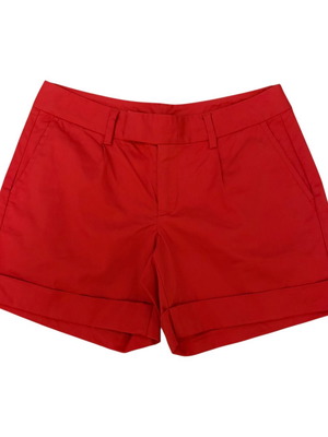 Benetton red short bermuda S