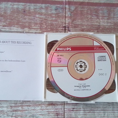 CD Complete Works of Liszt's Hungarian Rhapsody new, classical
