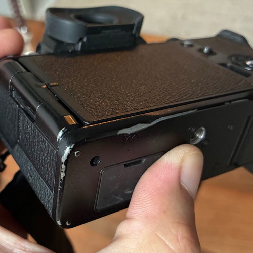 Fujifilm X-T4 camera used with accessories