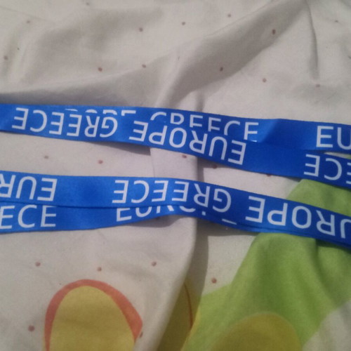 Greece Europe lanyard set of 2, new
