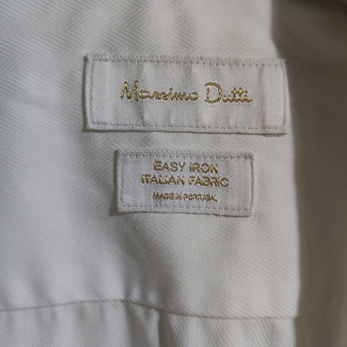 Massimo Dutti shirt used, white, size L