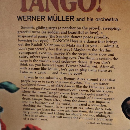 Tango LP used