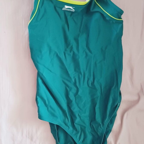 Slazenger one-piece swimsuit new, green, size L