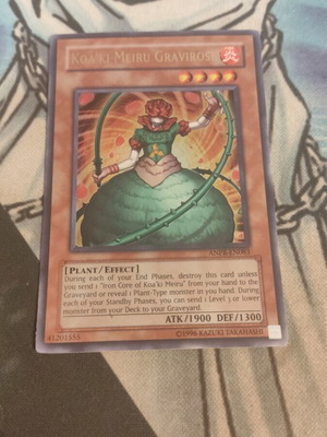 Koa'ki Meiru Gravirose Yu-Gi-Oh card like new, ANPR edition, ultra rare