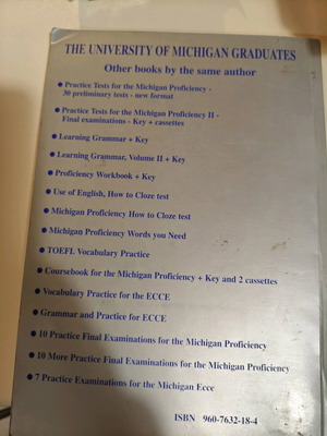 English Language Learning Book used