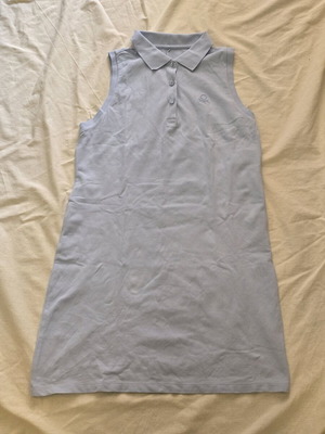 United Colors of Benetton sleeveless polo dress size S like new, light blue