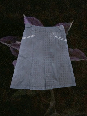 Custo Barcelona gray pleated midi skirt like new