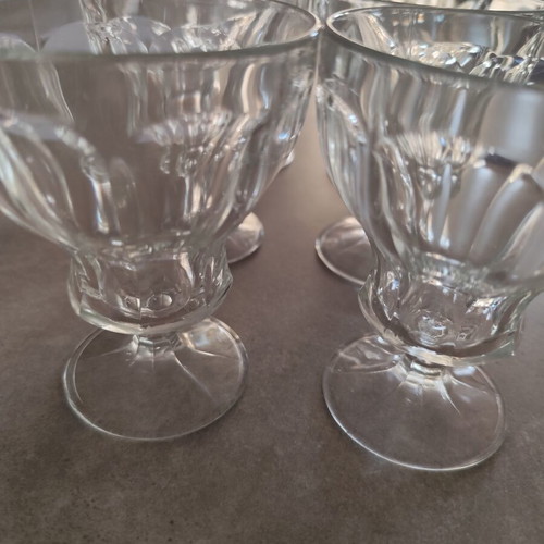 Vintage ice cream glasses, set of 6
