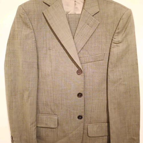 Zara Man men's suit gray like new, size 46