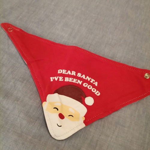 Christmas Baby Bib like new