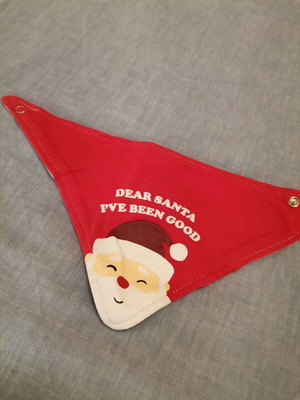 Christmas Baby Bib like new