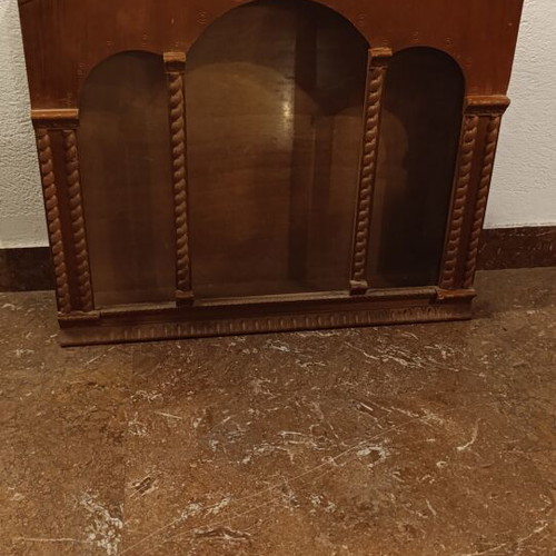 Wooden wall iconostasis with glass door, like new