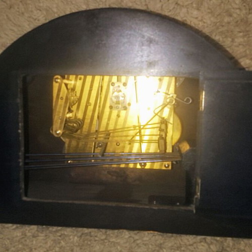 French fireplace clock Girod like new, mantel, analog