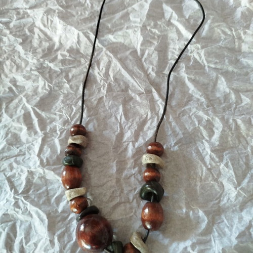 Multicolored beaded necklace