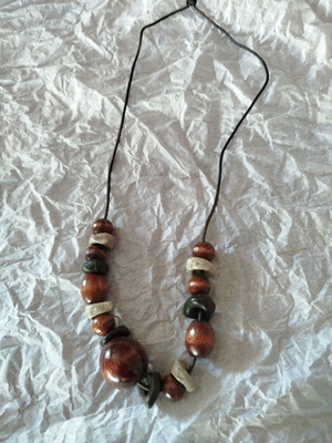 Multicolored beaded necklace