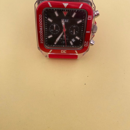 Rocco Barocco watch like new, red