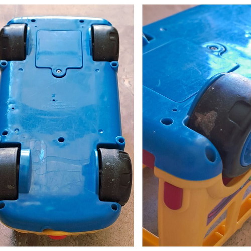 Little People Fischer Price school bus used with signs of wear