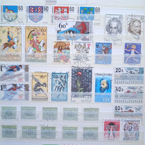 Stamps new, 500 from 6 countries