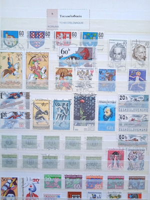 Stamps new, 500 from 6 countries