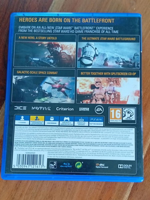 Star Wars Battlefront 2 PS4 game like new