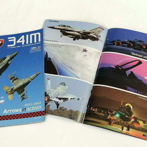Hellenic Air Force Anniversary Albums of Squadrons 341M and 348MTA new