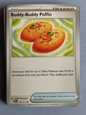 Buddy-Buddy Poffin Ascended Heroes 184/217 Pokemon card