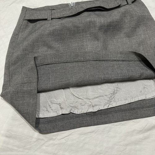 Capricorn grey mini flared skirt, size M
