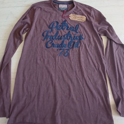 Men's long-sleeve T-shirt XL brown new with tags