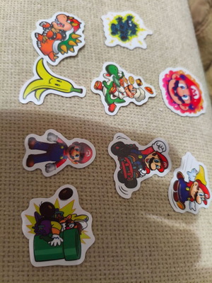 Mario stickers like new pack