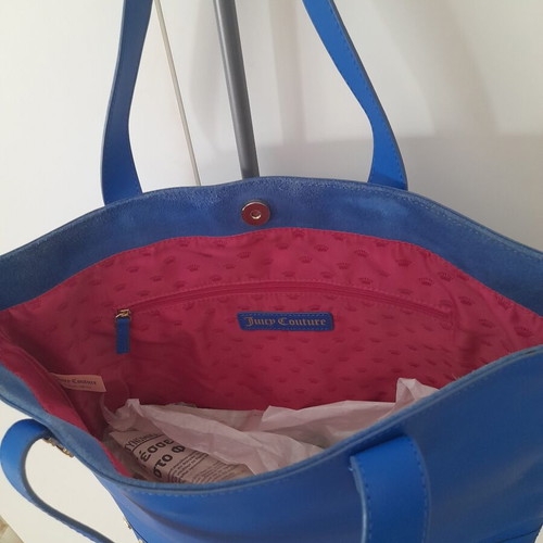 Juicy Couture leather shoulder bag new, blue