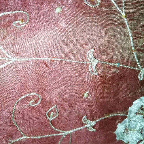 Curtain from store display, new, Indian fabric