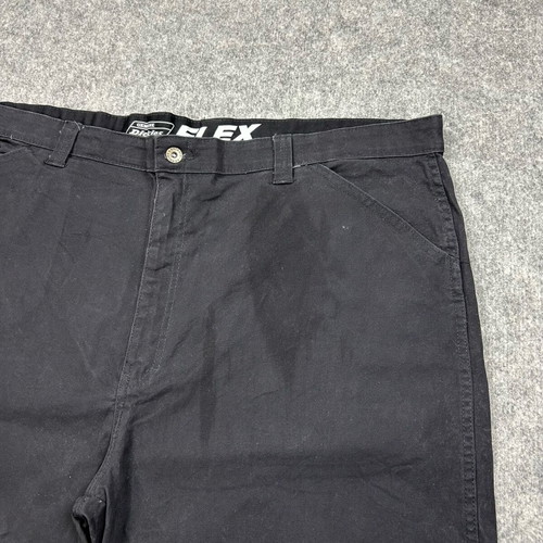 Dickies Flex Carpenter Shorts used, men's W44 black canvas stretch
