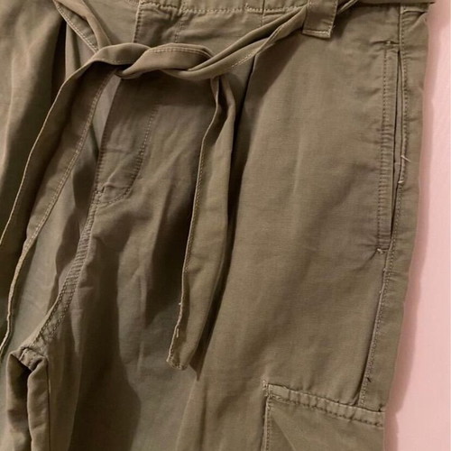 Zara high-waisted cargo pants new, size M, green