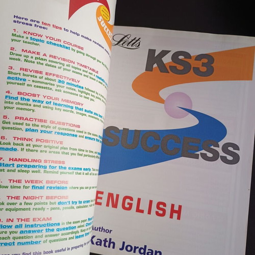 KS3 Success Visual Revision Guide English Levels 4-7 like new