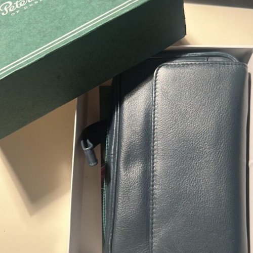 Peterson leather tobacco and pipe pouch used