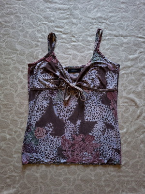 Stylish women's tank top multicolor, like new, size M