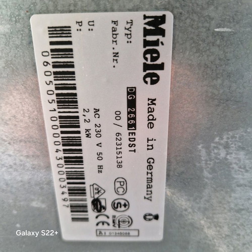 Miele DG2661 Built-in Steam Oven like new