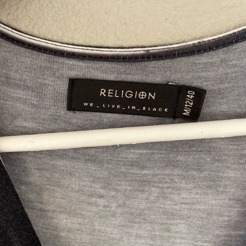 Religion Mini Dress like new, black and white, size S