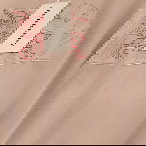 Burberry памучна унисекс тениска нова, бежова, размер L