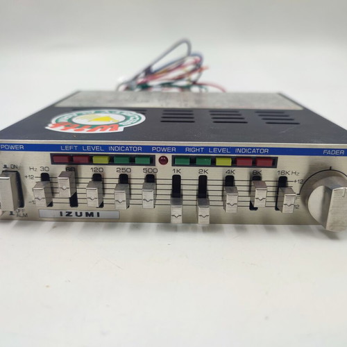 Vintage Izumi DPB-787A Car Graphic Equalizer and Amplifier new old stock
