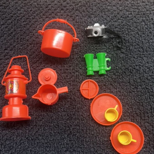 Barbie camping equipment used, vintage 1978 Campin’ Out Mattel