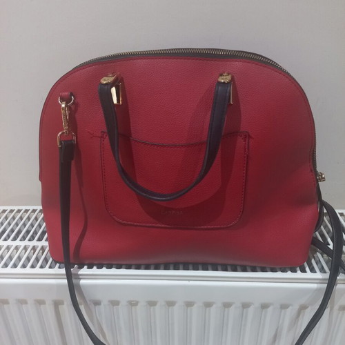 Caprisa shoulder bag new, black and red