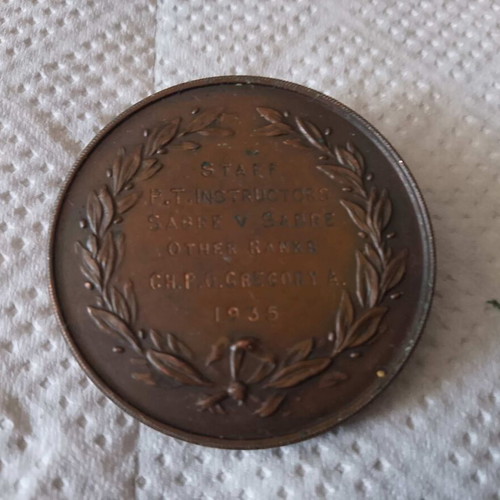 Χάλκινο στρατιωτικό μετάλλιο British Royal Tournament 1935