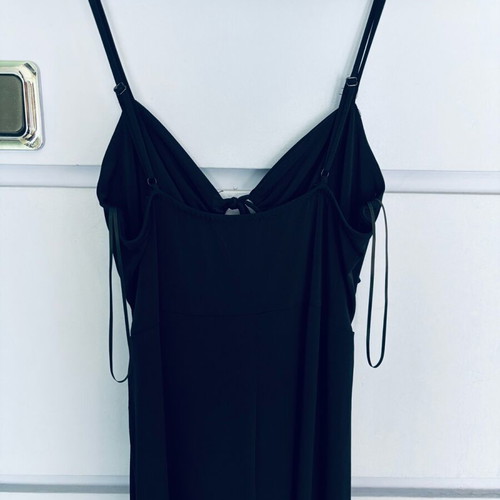 Bershka black cut out one-piece jumpsuit like new