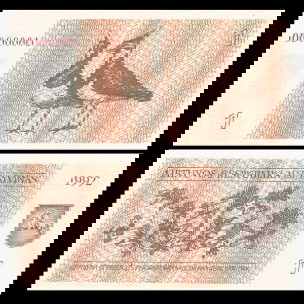 ΛΙΘOYΑΝΙΑ - 1 Talonas 1992 - UNC