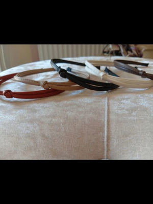 Hairbands new, beige and brown colors