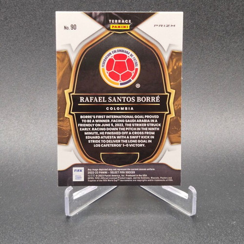 2022-23 Panini Select FIFA Terrace Silver Prizm Rafael Santos Borre #90 Colombia